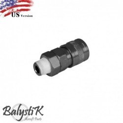 Coupler with 1/8 NPT male thread US Black BalystiK