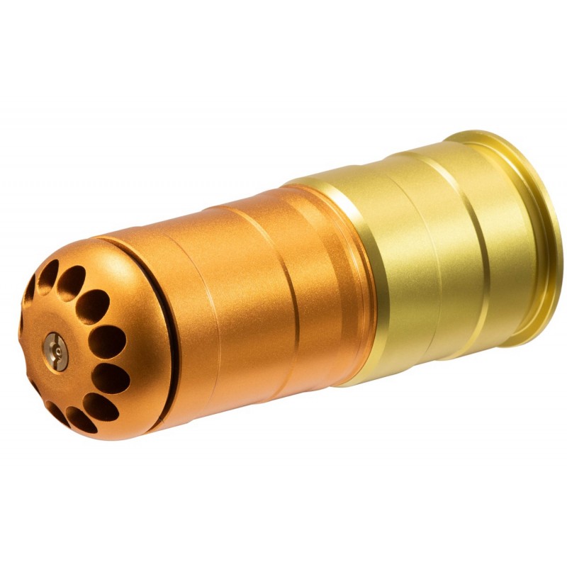ABZAV|40mm Gas Grenade 120 BB's Gold/Orange Lancer Tactical