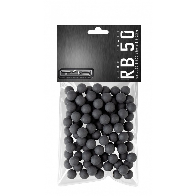 ABZAV|BLISTER 100RdsT4E PRACTICE Rubber Balls 50 1.23G Umarex