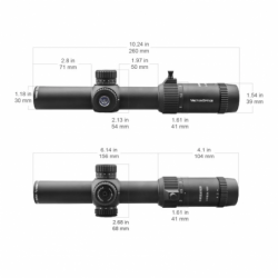 ABZAV|LPVO Riflescope FORESTER 1-5x24 SFP Gen2 Tan Vector Optics