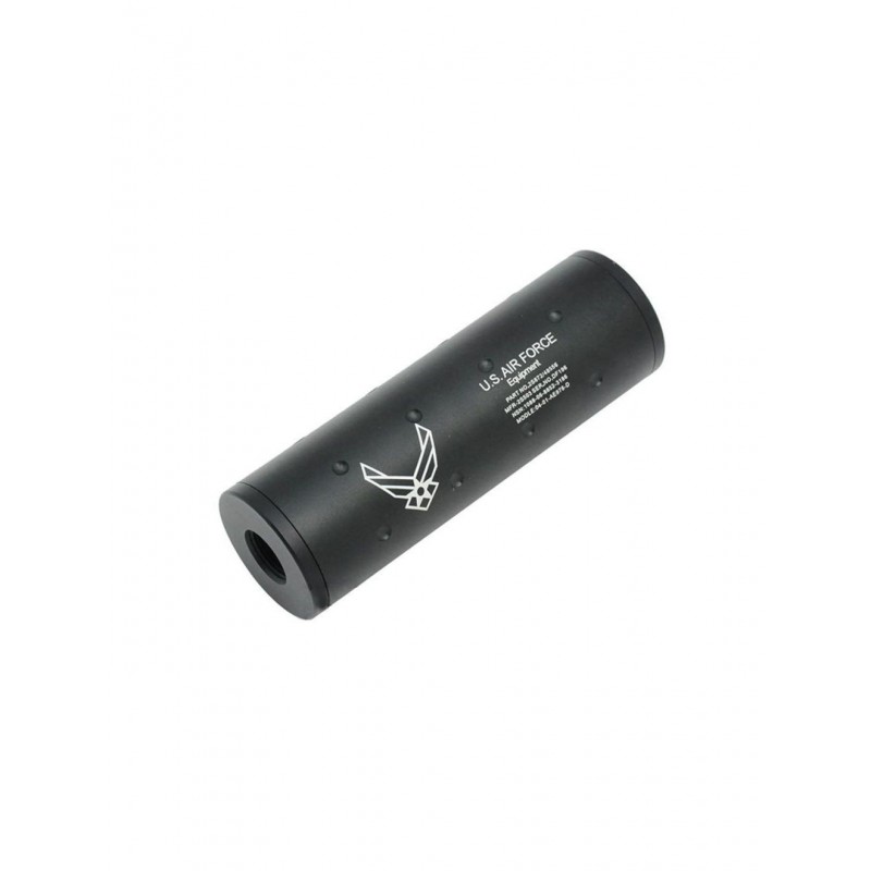 ABZAV|Silencer Air Force 14MM Black 107mm FMA