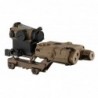 ABZAV|Offset rail for large format Red dot Tan BO