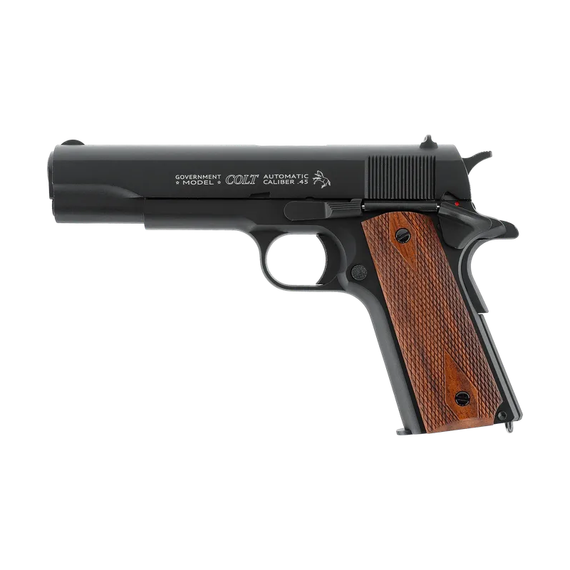 ABZAV|Colt 1911 Classic Black And Wood 4.5mm BBs 3J Umarex