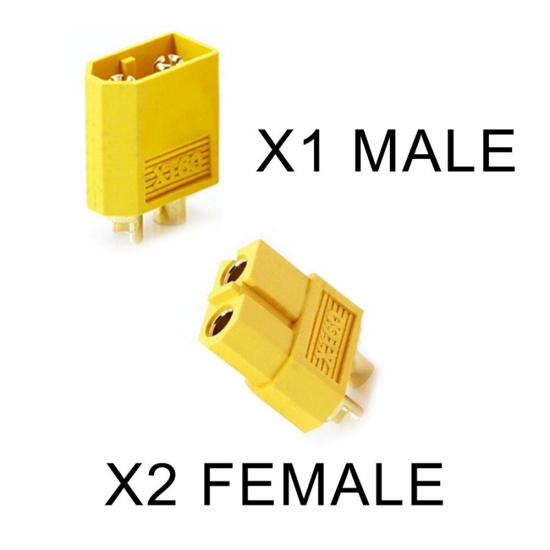 ABZAV|XT60 Connectors Nuprol