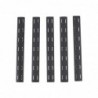 ABZAV|Rail Panel For M-LOK 5 Pcs Set Black MP