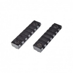 Rail 20mm 7 SLOTS  For M-LOK Black 2Pcs