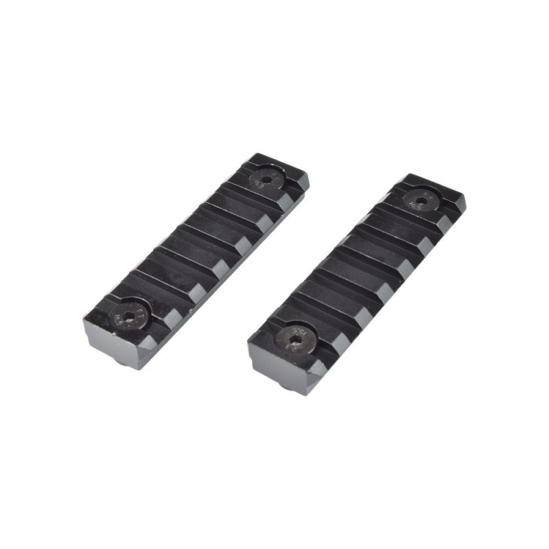 ABZAV|Rail 20mm 7 SLOTS  For M-LOK Black 2Pcs