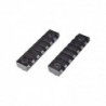ABZAV|Rail 20mm 7 SLOTS  For M-LOK Black 2Pcs