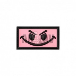 Evil Smile Rubber Patch Pink JTG