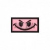 ABZAV|Evil Smile Rubber Patch Pink JTG