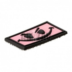 ABZAV|Evil Smile Rubber Patch Pink JTG