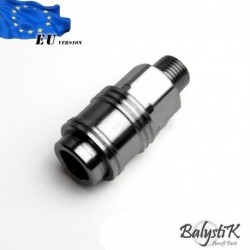 EU Coupler with 1/8 NPT male thread Black BalystiK