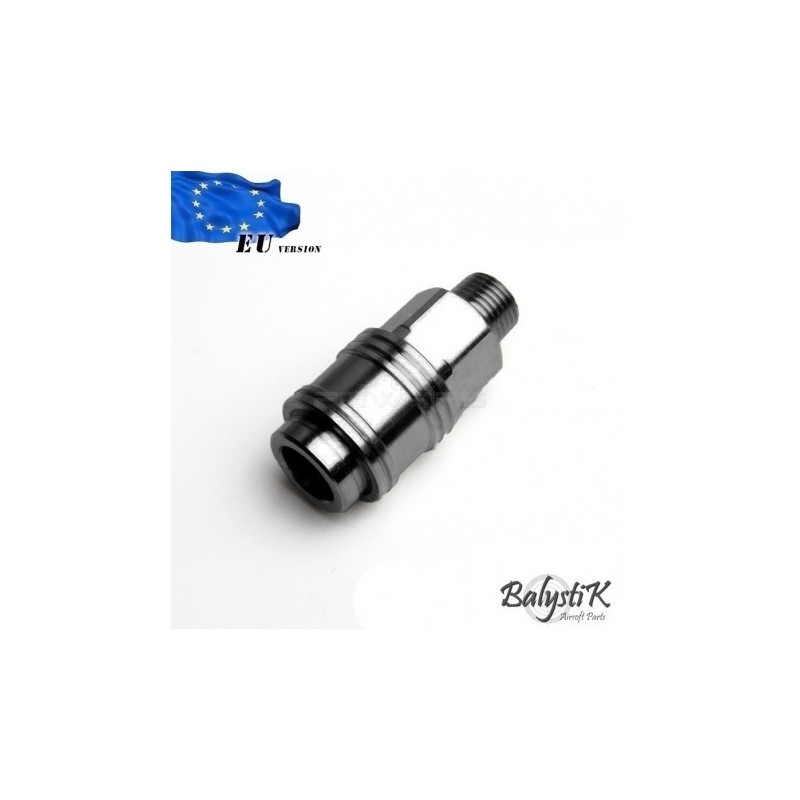 ABZAV|EU Coupler with 1/8 NPT male thread Black BalystiK ABZAV|EU Coupler with 1/8 NPT male thread Black BalystiK