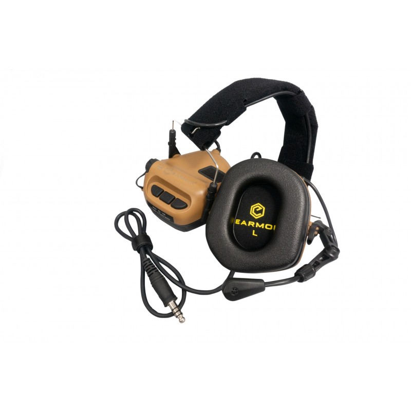 ABZAV|M32 PLUS Electronic Tactical Headset Tan EARMOR ABZAV|M32 PLUS Electronic Tactical Headset Tan EARMOR