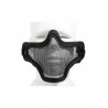 ABZAV|Steel Half Face Mask  Black