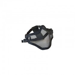 ABZAV|Steel Half Face Mask  Black