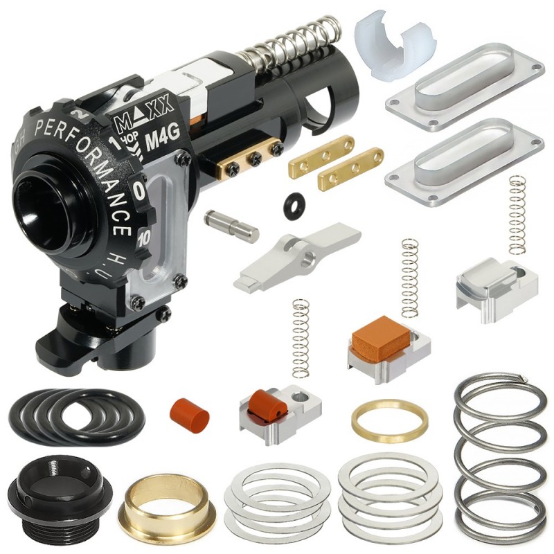 ABZAV|CNC Aluminum Hopup Chamber M4G for M4 AEG Maxx Model