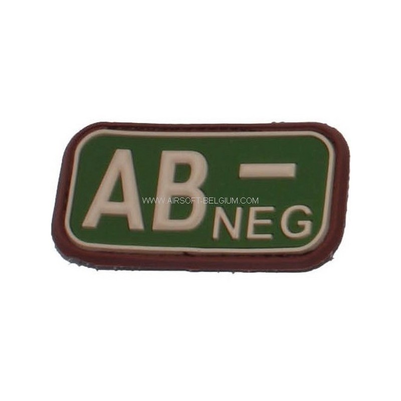 ABZAV|BLOOD PVC PATCH AB NEG (Multicam)