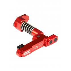CNC Aluminum Advanced Magazine Release Style B RED Maxx Model
