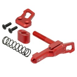 ABZAV|CNC Aluminum Advanced Magazine Release Style B RED Maxx Model