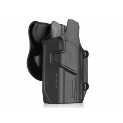 Holster Mega-Fit For Pistol with Streamlight Black Right Cytac