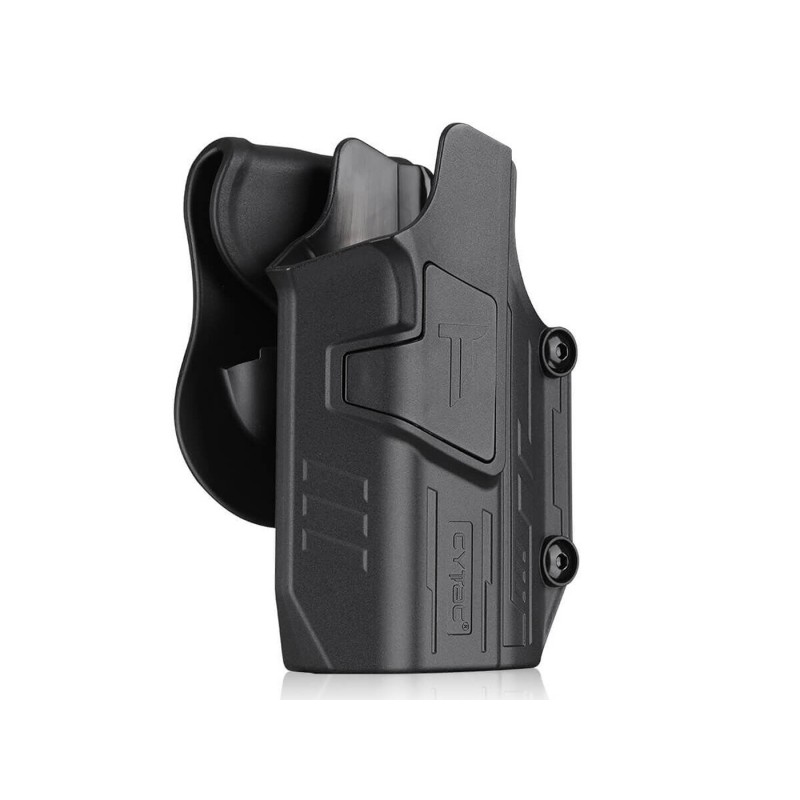 ABZAV|Holster Mega-Fit For Pistol with Streamlight Black Right Cytac