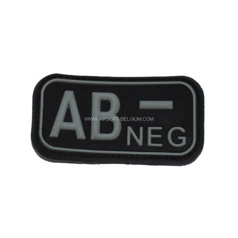 ABZAV|BLOOD PVC PATCH AB NEG (SWAT)