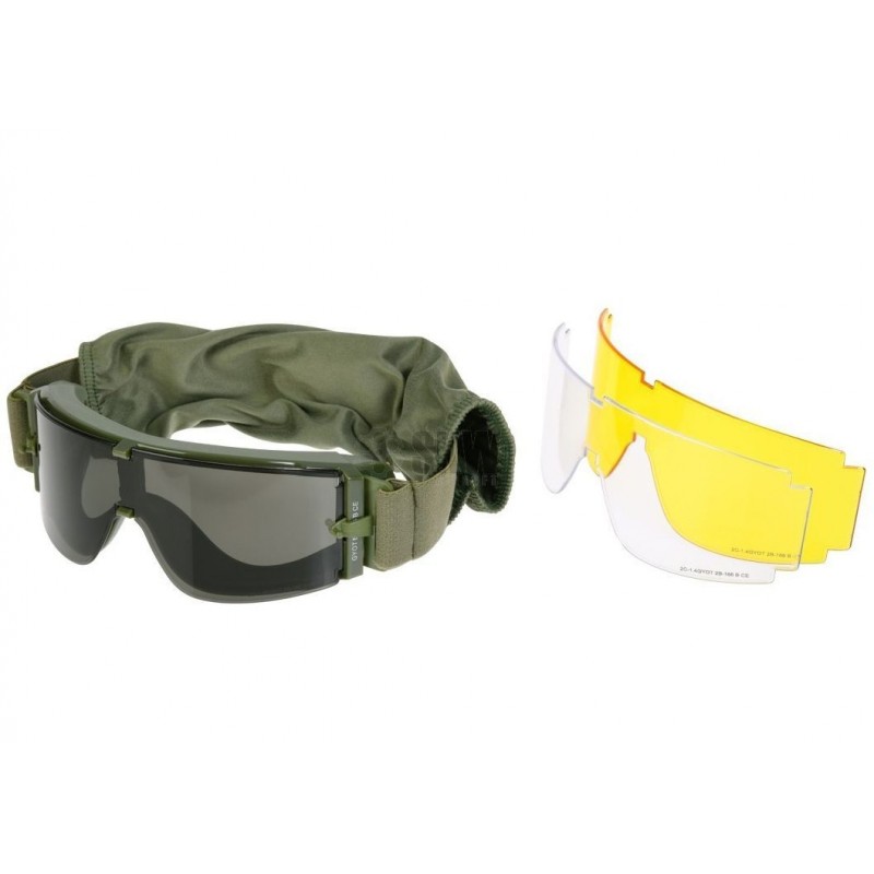 ABZAV|Goggle GX1000 OD With 3 Glasses