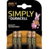ABZAV|Piles alcalines AAA LR03 1,5 volt - Duracel