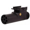 ABZAV|Lanceur Mini Launcher V2 Gaz 40 Billes picatinny Zoxna - Noir