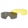 ABZAV|Goggle Black With 3 Lenses