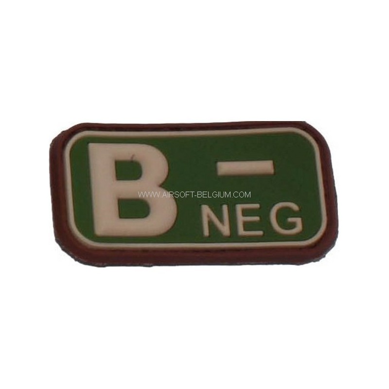 ABZAV|BLOOD PVC PATCH B NEG (Multicam)