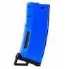ABZAV|Chargeur Mid-cap Speed 130 billes pour M4 AEG Bleu Lancer Tacticl