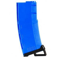 ABZAV|Chargeur Mid-cap Speed 130 billes pour M4 AEG Bleu Lancer Tacticl