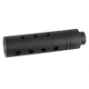 ABZAV|SLONG AIRSOFT Silencieux 14mm CCW Short APERTURE + adaptateur 11mm