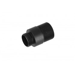 ABZAV|SLONG AIRSOFT Silencieux 14mm CCW Short + adaptateur 11mm