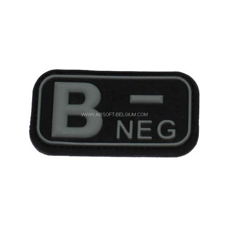 ABZAV|BLOOD PVC PATCH B NEG (SWAT)