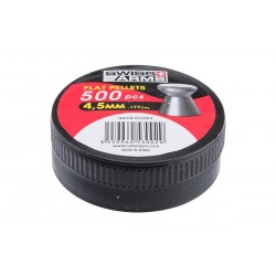 ABZAV|Flat Lead SWISS ARMS Pellets 4.5mm Cal.177 High Quality 500 pellets