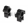 ABZAV|Tri-Side Rail 25.4mm / 30mm Mount Rings Black Aim-O