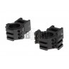 ABZAV|Tri-Side Rail 25.4mm / 30mm Mount Rings Black Aim-O