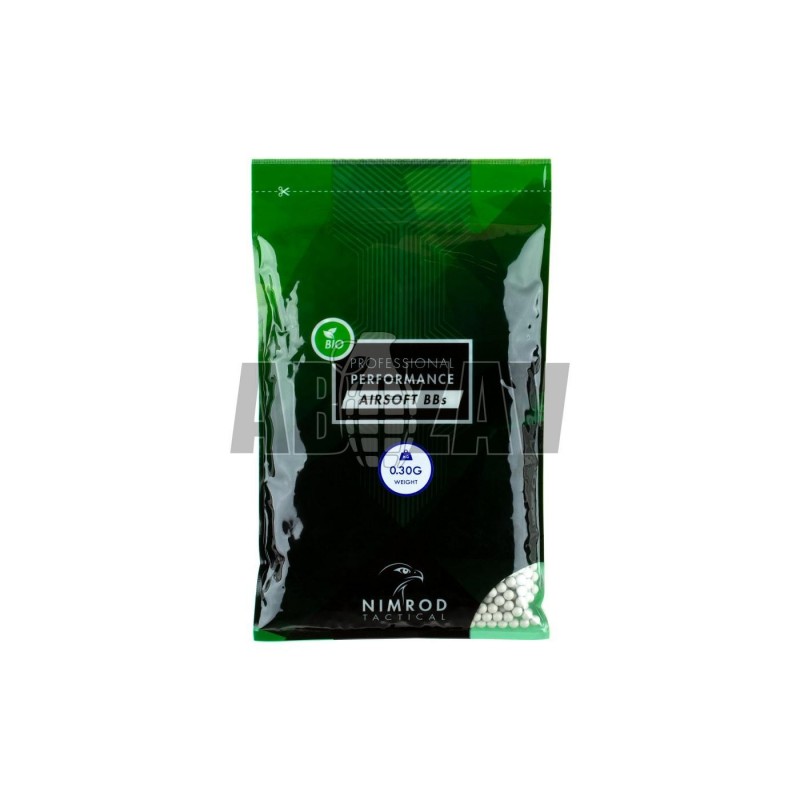 ABZAV|0.30g Bio BB Professional Performance 3335rds White Nimrod