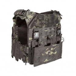 Gilet tactique porte-plaques Drake MK4 - Multicam Noir - Corso Tactical