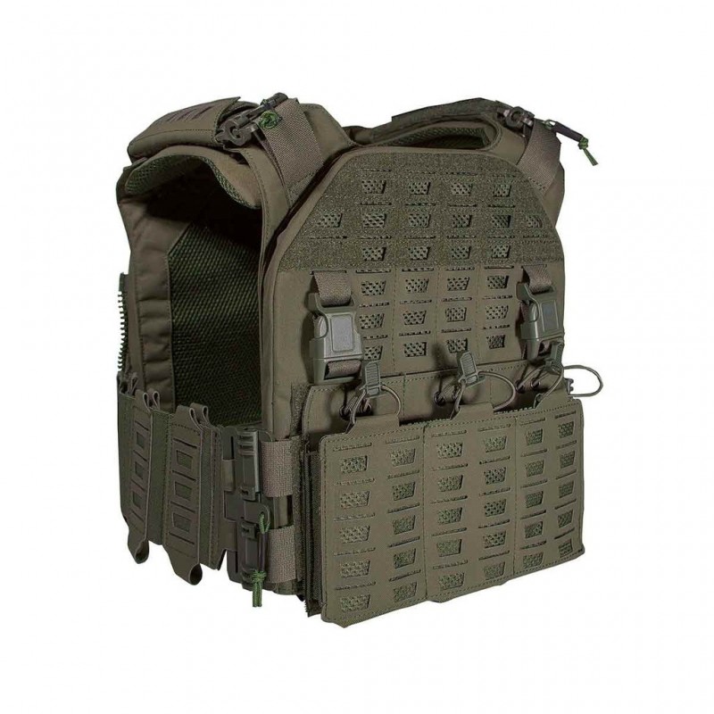 ABZAV|Gilet tactique porte-plaques Drake MK4 - Ranger Green - Corso Tactical