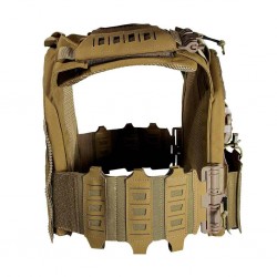 ABZAV|Gilet tactique porte-plaques Drake MK4 - Coyote - Corso Tactical