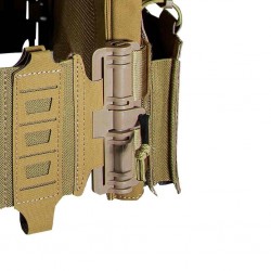 ABZAV|Gilet tactique porte-plaques Drake MK4 - Coyote - Corso Tactical