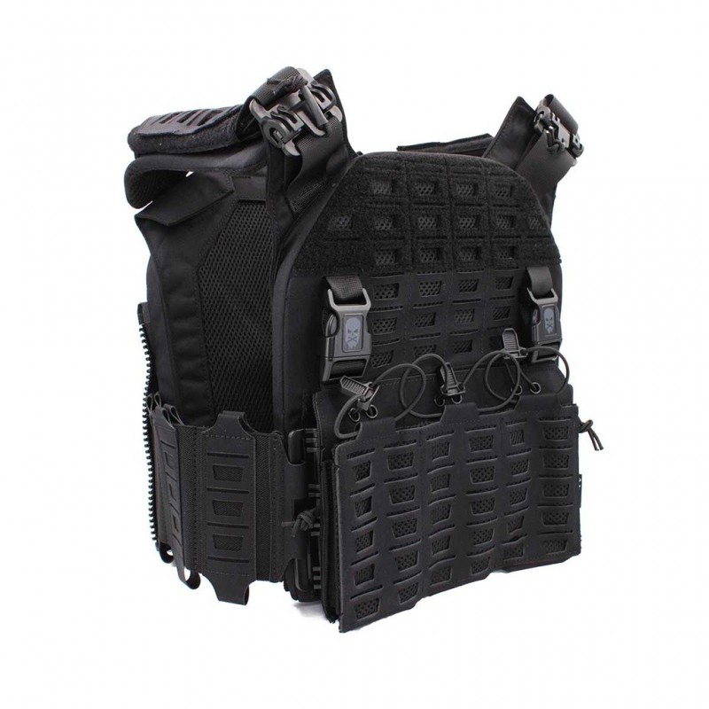 ABZAV|Gilet tactique porte-plaques Drake MK4 - Noir - Corso Tactical ABZAV|Gilet tactique porte-plaques Drake MK4 - Noir - Corso Tactical