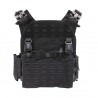 ABZAV|Gilet tactique porte-plaques Drake MK4 - Noir - Corso Tactical