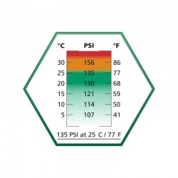 ABZAV|135 PSI ULTRAIR Green Power Gas au Silicone – 570 ml