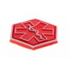 ABZAV|Paramedic Hexagon Rubber Patch – Red (JTG)