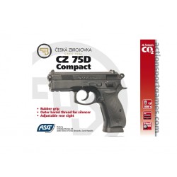 ABZAV|Pistolet CO₂ CZ 75 D Compact – 4,5 mm